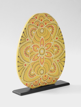 Сувенир «Яйцо», 25×6×30 см, жёлтый