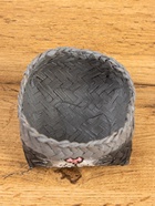 Корзинка «Кот», 8×8×13 см, бамбук, серая - фото 809305272