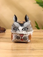 Корзинка «Кот», 8×8×13 см, бамбук - фото 809305274