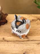 Корзинка «Кот», 8×8×13 см, бамбук - фото 809305276