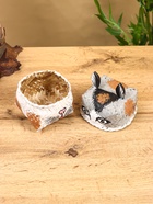 Корзинка «Кот», 8×8×13 см, бамбук - фото 809305277