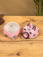 Корзинка «Поросёнок», 8×8×13 см, бамбук - фото 809305283