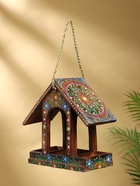 Подвесной декор «Кормушка для птиц», 14×26×26 см, дерево - фото 59846990