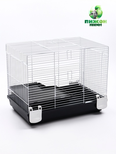 Клетка усиленная для хомяков и крыс «Пижон», 47×29×37 см, серая