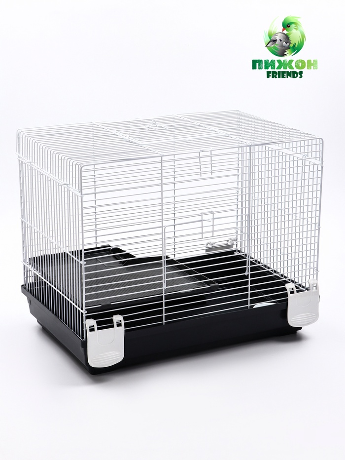 Клетка усиленная для хомяков и крыс «Пижон», 47×29×37 см, серая - Фото 1