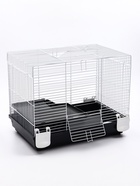 Клетка усиленная для хомяков и крыс 47 х 29 х 37 см, серая - фото 59846995 Клетка усиленная для хомяков и крыс 47 х 29 х 37 см, серая - фото 59846995