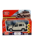 Машина металлическая «Lada Niva Travel», 12 см, открываются двери и багажник, инерция, цвет бежевый - Фото 7