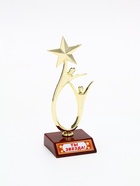 УЦЕНКА Кубок «Ты звезда», наградная фигура, золото, пластик, 18×7 см 10946178