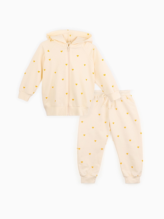 Костюм для девочки (толстовка, брюки) «Крошка Я» Unicorn, рост 92-98 см - Фото 1