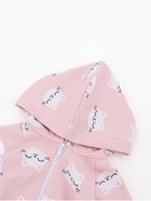 Комплект для девочки (худи и брюки) «Крошка Я. Киса», рост 92-98 см, розовый, лиловый - Фото 4