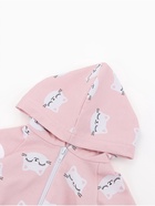 Костюм для девочки (худи, брюки) «Крошка Я. Киса», рост 92-98 см, розовый, лиловый - Фото 5