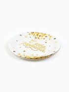 МП Тарелка одноразовая бумажная "С днем рождения" золото, 18 см (10 шт.) - фото 809262853