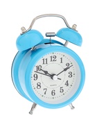 Часы - будильник настольные «Классика», дискретный ход, 12×8.5 см, от батареек АА, голубые - фото 58176130