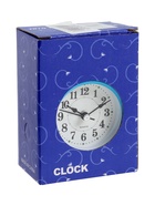 Часы - будильник настольные «Классика», дискретный ход, 12×8.5 см, от батареек АА, голубые - фото 58176133