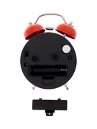 Часы - будильник настольные «Классика», дискретный ход, 12×8.5 см, от батареек АА, красные - фото 118994547