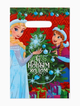 Пакет подарочный, полиэтилен, «С Новым годом», 20?30 см (комплект 50 шт)