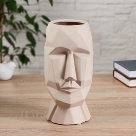 {{photo.Alt || photo.Description || 'УЦЕНКА Ваза керамика «Формы лица» 9×10×22.5 см, бежевый'}}