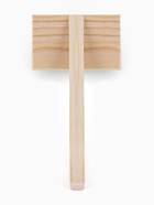 Щетка-пуходёрка деревянная ZOONIK полукруглая, большая, 85×55 см - фото 809448161