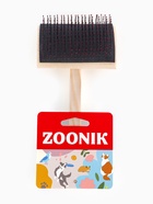 Щетка - пуходёрка ZOONIK, 85×55 мм, полукруглая, большая с каплями, дерево  (артикул 10940599)  большой выбор товаров оптом и в розницу по низким ценам с доставкой