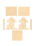 Кормушка для птиц «Лошадь», 18×16×15 см, своими руками, деревянная, Greengo 10920582