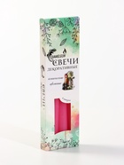 Набор свечей конических 2.2×24 см, 4 шт., 50 г, 8 ч, МИКС - Фото 1