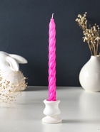 Набор: свечи ароматизированные витые 1.9?24 см, 4 шт., 40 г, 8 ч, французская ваниль (комплект 2 шт) - фото 58176176