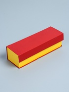 УЦЕНКА Подсвечник стекло на 1 свечу «Сплетение колец» стразы серебро 27×7×7 см - фото 14967992