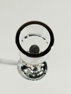 УЦЕНКА Подсвечник стекло на 1 свечу «Сплетение колец» стразы серебро 27×7×7 см - фото 14967977