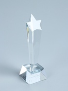 УЦЕНКА Фигурка стекло «Стела наградная. Звезда - Не останавливайся», 6.5×6.5×23 см - Фото 7