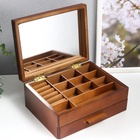 УЦЕНКА Шкатулка дерево для украшений «Корица» 9×16×21 см 10946387