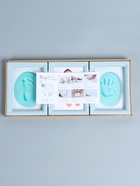 УЦЕНКА Фоторамка пластик 13×18 см с полим.глиной «Отпечаток ладошки и ножки» голубая 20.5×46.5 см - Фото 20