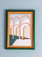 УЦЕНКА Фоторамка пластик формат А4 «Стефания» зеленая с золотым 4.4×26×34.5 см - Фото 4