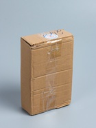 УЦЕНКА Сувенир керамика «Семья слонов. Овал» белый с серебром 6.5×17×28.5 см 10946396