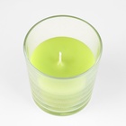 УЦЕНКА Свеча в стакане ароматическая «Рождественская ёлка», 6.5×8 см, зеленый - Фото 4