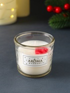 Новогодний набор ароматический: свеча, диффузор и палочки «Каштановый пудинг» - Фото 2