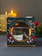 Новогодний набор ароматический: свеча, диффузор и палочки «Прикосновение зимы» - Фото 6