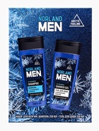 Подарочный набор мужской Norland Men Ice Freshness, гель для душа 250 мл, шампунь 250 мл - Фото 3