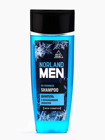 Подарочный набор мужской Norland Men Ice Freshness, гель для душа 250 мл, шампунь 250 мл