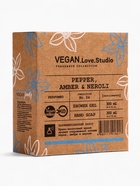 Подарочный набор женский VEGAN.Love.Studio, гель для душа, мыло для рук, парфюмированный, перец, амбра, нероли - Фото 1