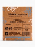 Подарочный набор женский VEGAN.Love.Studio, гель для душа, мыло для рук, парфюмированный, перец, амбра, нероли - Фото 2
