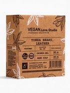 Подарочный набор женский VEGAN.Love.Studio, гель для душа, мыло для рук, парфюмированный, бобы тонка, кожа - Фото 2