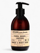 Подарочный набор женский VEGAN.Love.Studio, гель для душа, мыло для рук, парфюмированный, бобы тонка, кожа - Фото 6