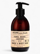 Подарочный набор женский VEGAN.Love.Studio, гель для душа, мыло для рук, парфюмированный, бобы тонка, кожа - Фото 9