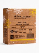 Подарочный набор женский VEGAN.Love.Studio, гель для душа, мыло для рук, парфюмированный, ваниль, амбра, мускус - Фото 2