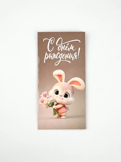 Конверт для денег «С днём рождения», 16.5×8 см