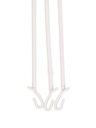 Подвес для кашпо «Ирис», h=48 см, пластиковый, белый - Фото 5