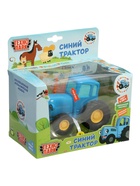 УЦЕНКА Машинка металл «Синий трактор» свет-звук, 11 см, инерционная 10946598