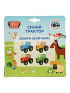 УЦЕНКА Машинка металл «Синий трактор» свет-звук, 11 см, инерционная 10946598