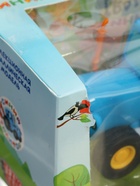 УЦЕНКА Машинка металл «Синий трактор» свет-звук, 11 см, инерционная 10946598