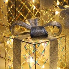 УЦЕНКА Фигура световая «Подарки», 20×15×10 см, 35LED, ААх2 (не в компл.), Т/БЕЛЫЙ 10946631